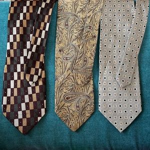 Set of 3 SILK TIES